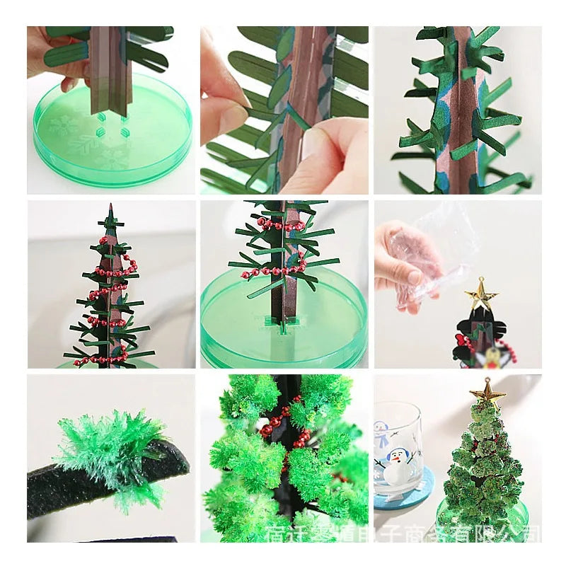 Mini DIY Growing Tree Paper Sakura Crystal Trees