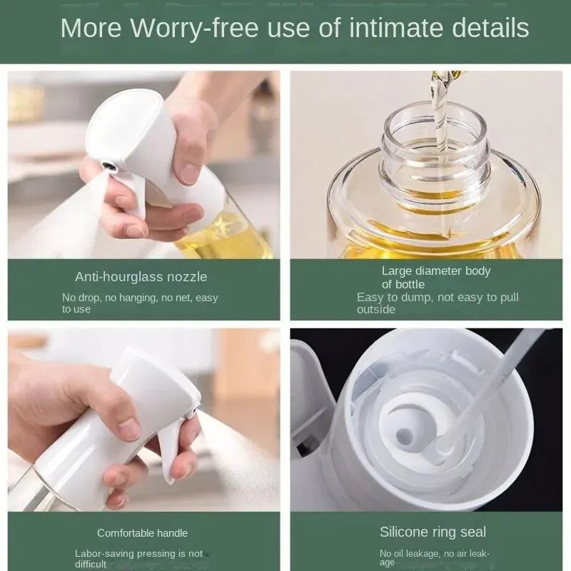 Kitchen Household Edible Olive Oil Spray Bottle |Tank Air Fryer Spray Bottle