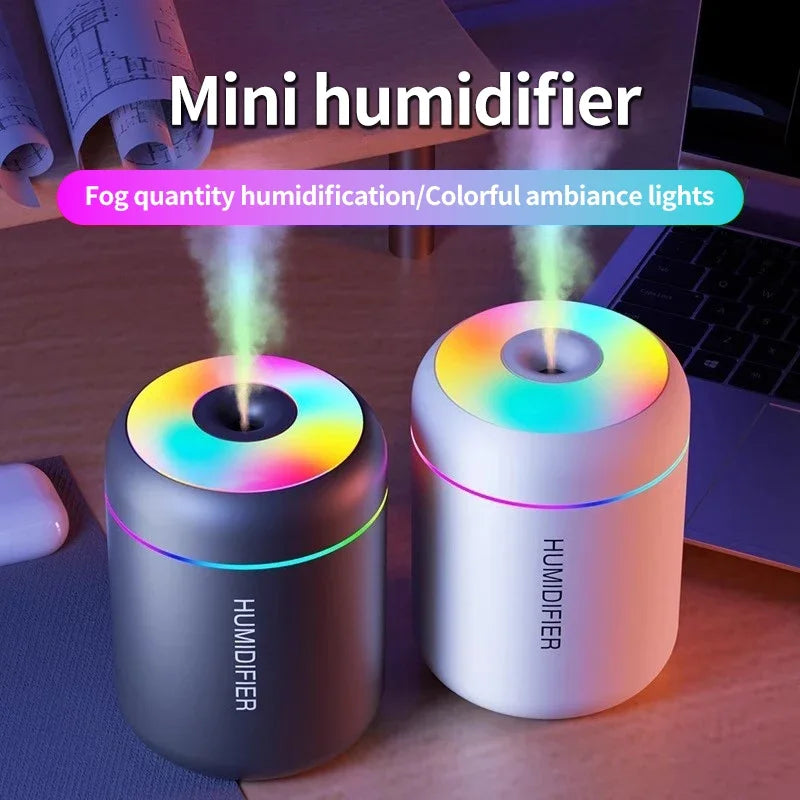 Air Humidifier USB Electric Fragrance Aroma Essential Oil Purifier for Car| Home |Bedroom