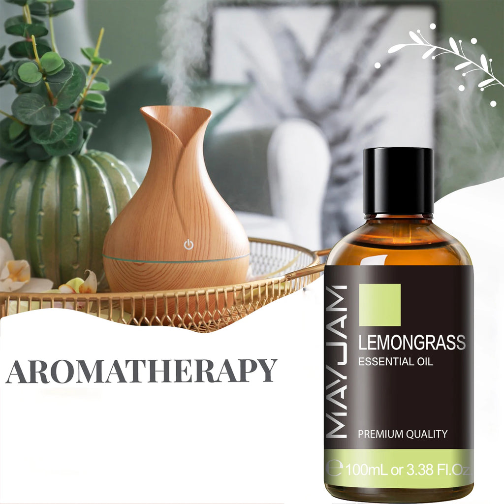  100ML Pure Natural Plants Essential Oil for Humidifiers Aromatic Diffuser 