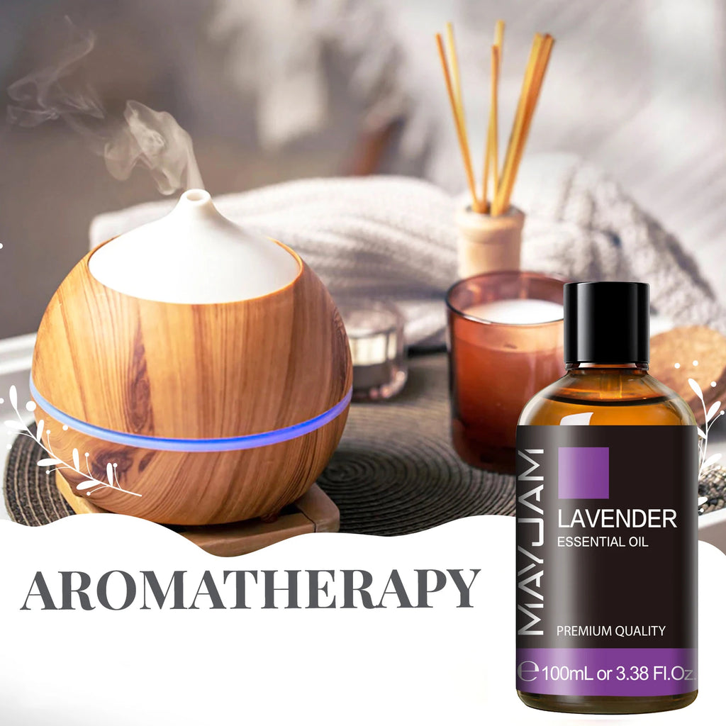  100ML Pure Natural Plants Essential Oil for Humidifiers Aromatic Diffuser 